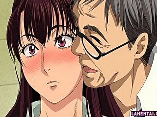 Big titted hentai brunette wahana