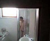 Китайская зрелая бабушка в душе